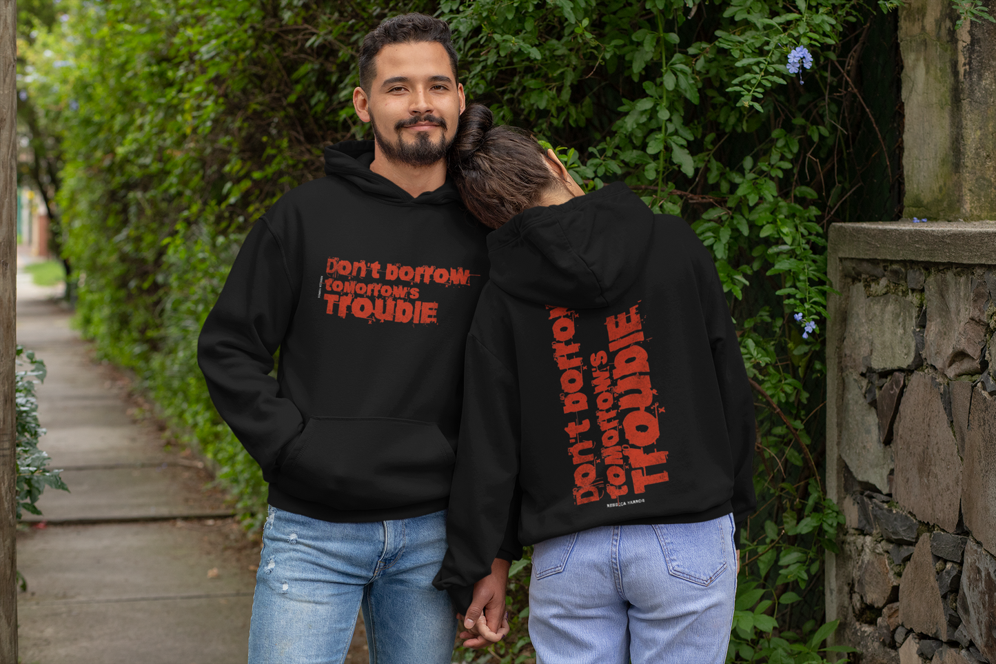 Don't borrow tomorrows troubles Hoodie/Zip Hoodie - Officially Licensed Fourth Wing by Rebecca Yarros Merchandise