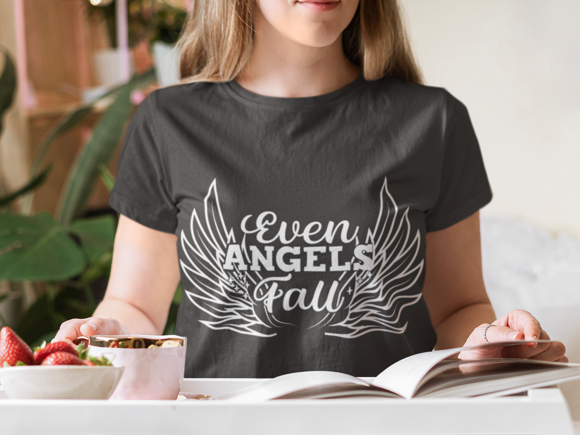 Even Angels Fall - Aurora Academy- tshirt - t-shirt - Caroline Peckham and  Susanne Valenti Merchandise - Officially Licensed