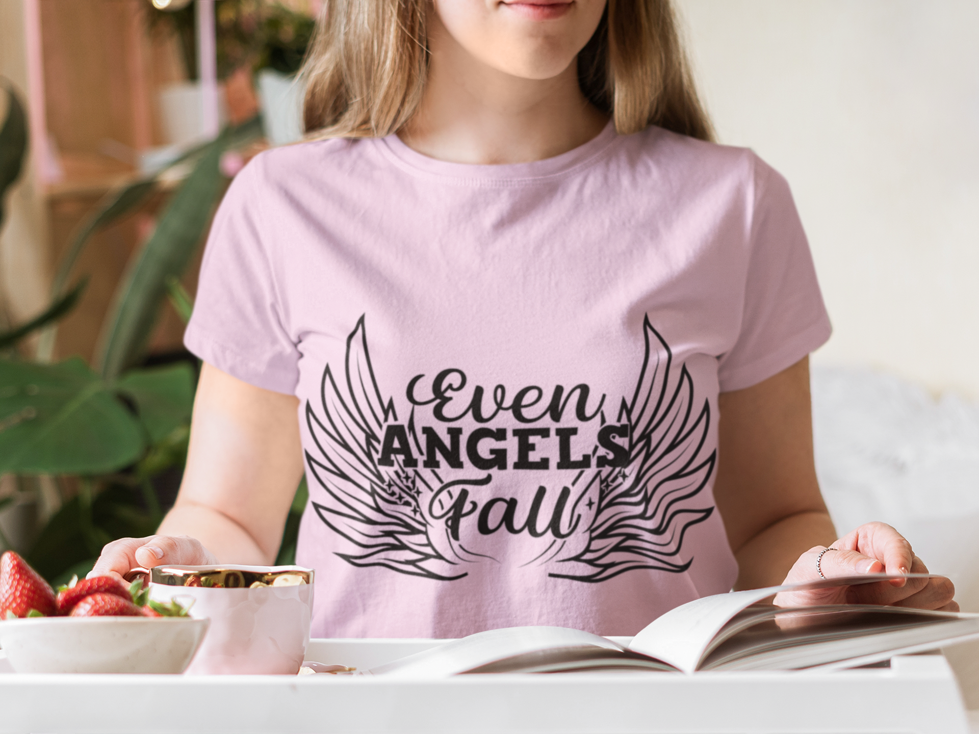 Even Angels Fall - Aurora Academy- tshirt - t-shirt - Caroline